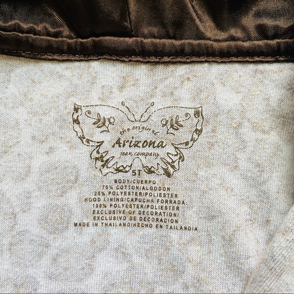 Girls Arizona cheetah print jacket - Picture 4 of 6